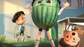 吃瓜吐籽卡通,趣味卡通里的生活智慧